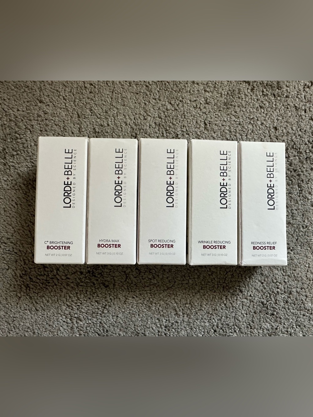 Lorde+Belle Clean Skincare Bundle C+ Brightening Hydra Max Redness Wrinkle Spot